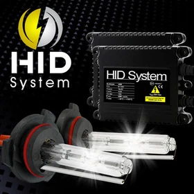 AC 55W H13/9008 Hi-Low Dual Beam HID Headlight Kit Slim Canbus Ballasts 10000k