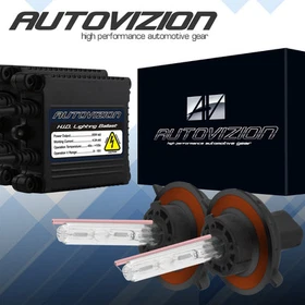 AC 55W H13/9008 Hi-Low Dual Beam HID Headlight Kit Slim Canbus Ballasts 6000k