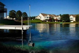 Scott Aerator Dock Mounted Aquasweep Muck Blaster 1 HP 115 Volt,  50ft to 150ft 