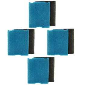 4-Pack HQRP Coarse & Flat Box Filter Pad for Tetra Pond Filtration Fountain Kits