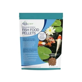 Aquascape Premium Staple Pond and Koi Fish Food, Mixed Pellet  Assorted Sizes 