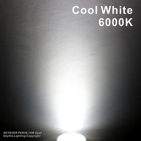 2Pack Waterproof PAR36 LED Light Bulb 12V-30V 15W Multi-purpose base Narrow Beam