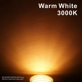 10Pcs LED Light Bulb PAR36 12V 9W=50W Halogen Bulb Waterproof Multi-purpose Base