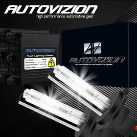 AC 55W H13/9008 Hi-Low Dual Beam HID Headlight Kit Slim Canbus Ballasts 10000k