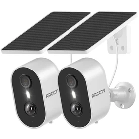 ARCCTV 4MP Solar Security Camera Outdoor Wireless Smart Detection + Solar Panel