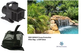 EasyPro High Flow Submersible Pond Waterfall Pumps up to 30'H up to 9460GPH +BAG EasyPro High Flow Submersible Pond Waterfall Pumps up to 30'H up to 9460GPH +BAG