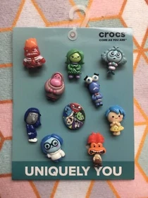 Handmade Shoe Charms 10 Pack Set Inside out 2 joy sadness anxiety Anger Handmade Shoe Charms 10 Pack Set Inside out 2 joy sadness anxiety Anger