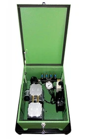 Matala Rocking Piston Compressor Cabinet Set with Pressure Gauge & Air Manifold