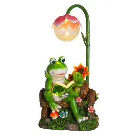 4877900B AFIRST Solar Garden Statues Frog Figurine