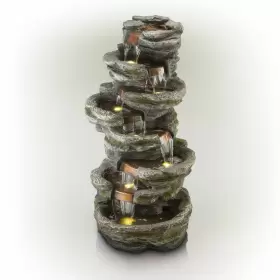 5655170 ALPINE CORPORATION Tiered Led Fountain Volts Power #2 5655170 ALPINE CORPORATION Tiered Led Fountain Volts Power #2