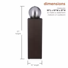 821559752772 ALPINE CORPORATION Orb Fountain #3 821559752772 ALPINE CORPORATION Orb Fountain #3