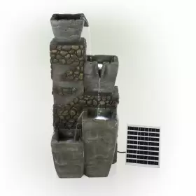 821559768520 ALPINE CORPORATION Solar Cascading Vase #2 821559768520 ALPINE CORPORATION Solar Cascading Vase #2
