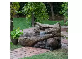WIN256 ALPINE CORPORATION Realistic Fallen Tree Trunk Logs #2