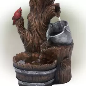 ZEN882 ALPINE CORPORATION Fountain Tall Barrel Water Cardinal #3 ZEN882 ALPINE CORPORATION Fountain Tall Barrel Water Cardinal #3
