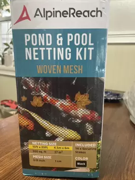 AR-PN2002 ALPINEREACH Feet Koi Pond Netting Steel Staples Kit