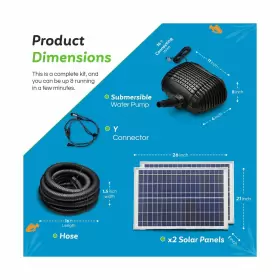 SP50 AQUAPLANCTON Natural Pond Mnp Submersible Solar Pump Pan #3 SP50 AQUAPLANCTON Natural Pond Mnp Submersible Solar Pump Pan #3