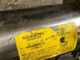 20002 AQUASCAPE Pump Koi Goldfish Ponds Repair #2