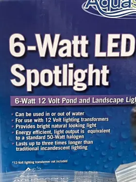84002 AQUASCAPE Led Pond Landscape Spotlight Box #3