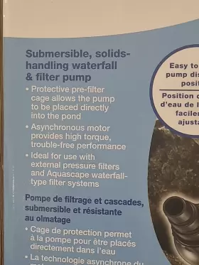 91011 AQUASCAPE Aquaforce Solids Handling Waterfall Filte #2