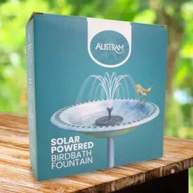 AUM-8256 AUSTRAM Bird Bath Fountain Solar Birdbath