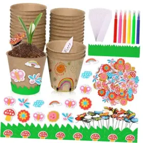 US-221 AWEYKA Garden Paper Pot Craft Pack Flower Plant Kit US-221 AWEYKA Garden Paper Pot Craft Pack Flower Plant Kit