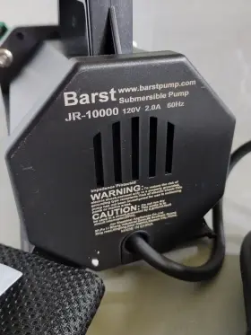JR-6500 BARST Submersible Water Pump High Flow Pond Power #3