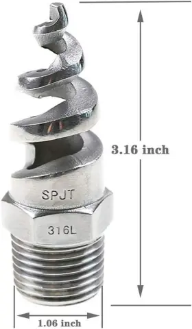 1YF-00191-SNS BEDUAN Male Spiral Cone Atomization Nozzle Dust #2
