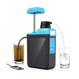BK-3000 BKLES Solar Electric Water Filter Pump Camping