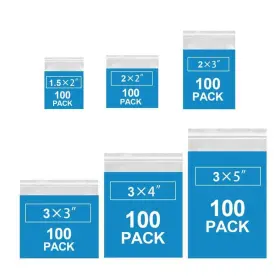 600PC BONISON Pack Mini Zipper Lock Bags