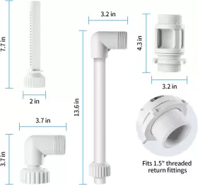 313049688659 BRIIDEA Pool Fountain Waterfall Spray Water Fun #3