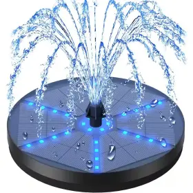 445037530527 CUBILAN Solar Bird Bath Water Fountain Pump Wit