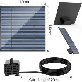B093BXZG9P CUBILAN Water Pump Solar Fountain Nozzles Kit #2