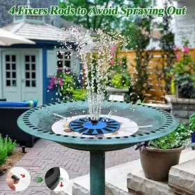 B0B3CTRCYZ CUBILAN Tabletop Fountain Glass Covered Solar Bird #3 B0B3CTRCYZ CUBILAN Tabletop Fountain Glass Covered Solar Bird #3