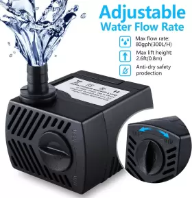 696392167775 CWKJ Fountain Pump Submersible Water #3