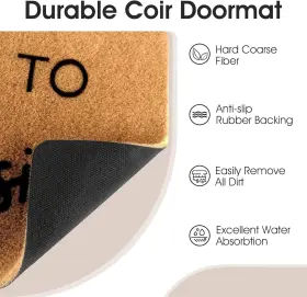 ZS0048 DRIPYKIAA Welcome Door Mat Front Handwriting #3 ZS0048 DRIPYKIAA Welcome Door Mat Front Handwriting #3
