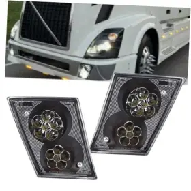 SY2-FL03-GP DUOLCTRAMS Led Fog Lights Volvo Vnl Vn Lh Rh Kit
