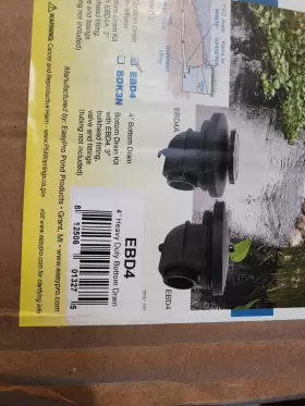 EAPREBD4 EASYPRO Bottom Pond Drain #3 EAPREBD4 EASYPRO Bottom Pond Drain #3