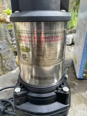 EP-TH150 EASYPRO Waterfall Stream Pond Pump #3 EP-TH150 EASYPRO Waterfall Stream Pond Pump #3