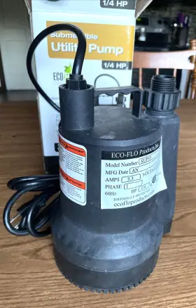 SUP55 ECO FLO Manual Submersible Utility Pump #3
