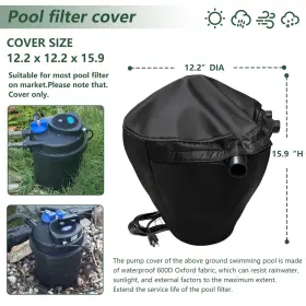 717038869300 EXOKUGO Pressurized Pond Filter Cover Waterproof #2