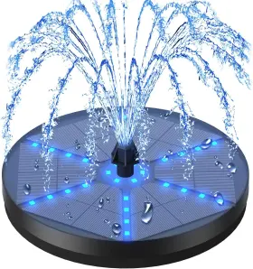 313097256251 GAIZERL Solar Bird Bath Water Fountain Pump