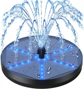 726084093492 GAIZERL Solar Bird Bath Water Fountain Pump