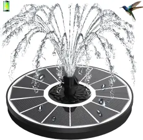 AS10P2 GAIZERL Solar Fountain Battery Cloudy Glass