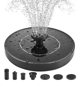 X004H4T1XD GAIZERL Solar Fountain Pump Bird Bath Garden Pool