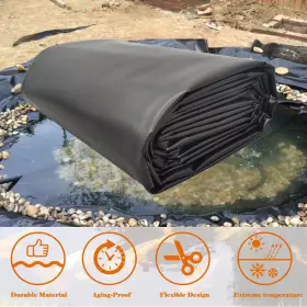 ICC3367422 GENRICS Mil Hdpe Pond Liner Waterfall Fish Koi #3