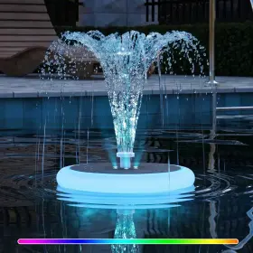 445041869897 GGII Solar Fountain Lights Bird Bath Nozzles Kit
