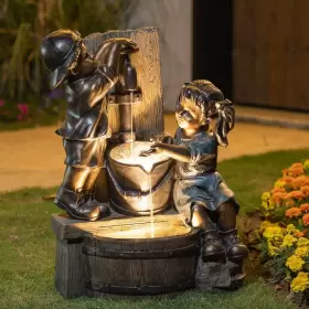 GH2007300003 GLITZHOME Fountain Sculptural Pump Led Lights #2