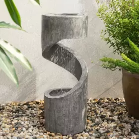 GH2007300006 GLITZHOME Freestanding Fountain High Polyresin