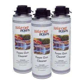 GC20-3PK HALF OFF PONDS Waterfall Foam Gun Cleaner Pack