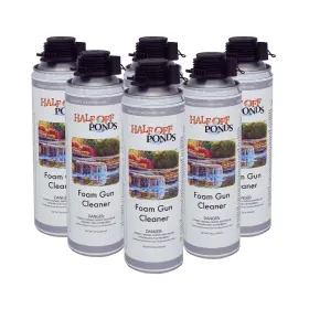 GC20-6PK HALF OFF PONDS Waterfall Foam Gun Cleaner Pack